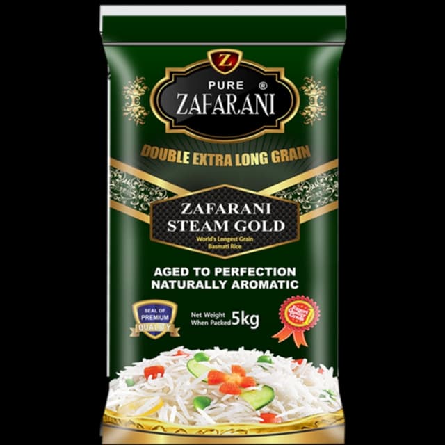 Pure Zafrani Steam Gold Rice 1Kg Pack