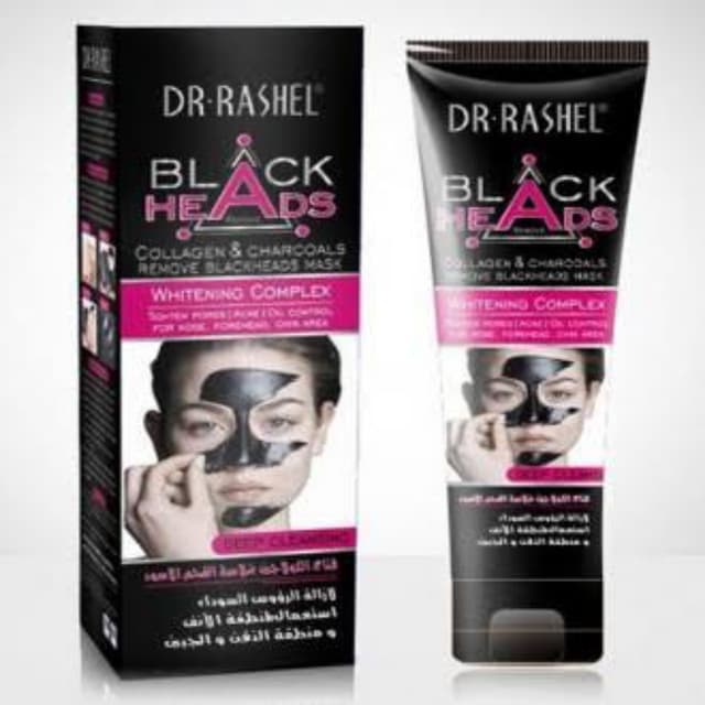 Dr. Rashel Black Heads Collagen & Charcoals Deep Cleansing Face Mask, 60ml