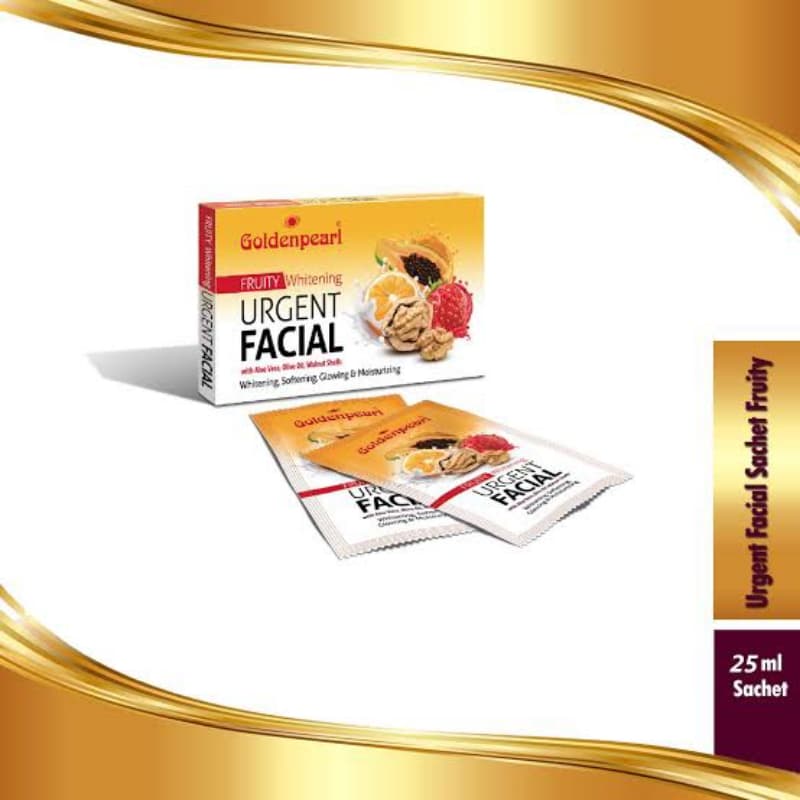 Golden Pearl Whitening Urgent Facial Fruity – 25ML