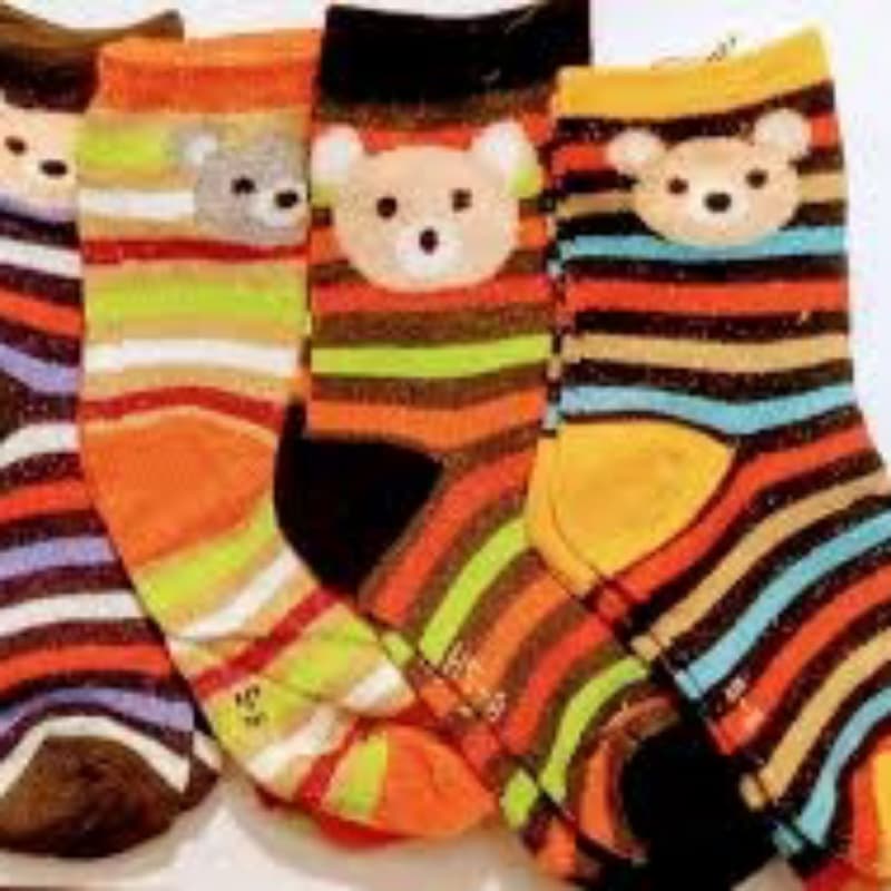 Winter kids socks in multi colors