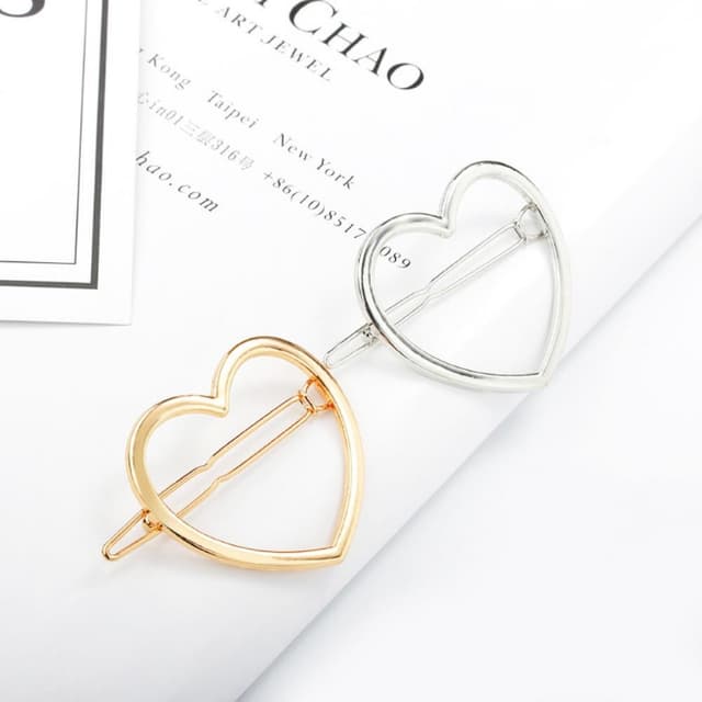 Hair Accessories Heart hairpin Simple style Heart shaped Hair Clip