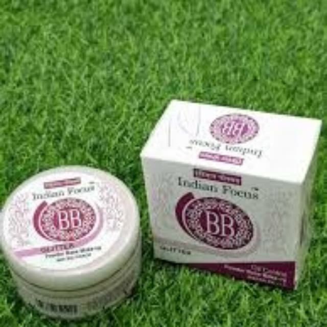 Indian focus BB Oil control Powder Base Make up Waterproof_Glitter