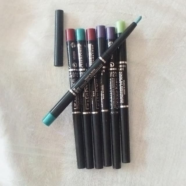 Airwomen 2in1 Lip & Eye Crayon Precision CONTOUR KAJAL / EYE PENCIL Multi c