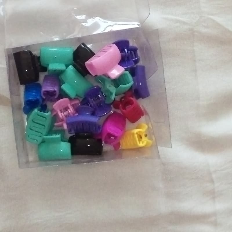Mini plastic multi colors claw clips Hair Accessories for girls & women's