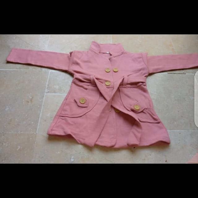 Kids Fleece Coats (size 18-24) Fabric and color 100% guarantee