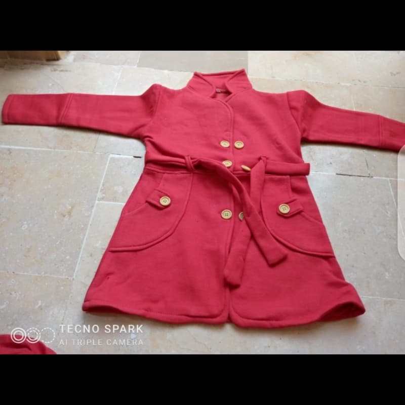 Kids Fleece Coats (size 18-24) Fabric and color 100% guarantee