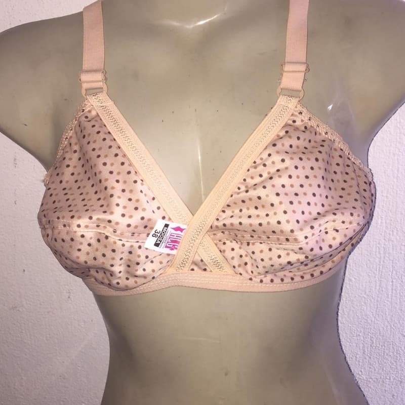 Polka dots jersey Stretchable bra