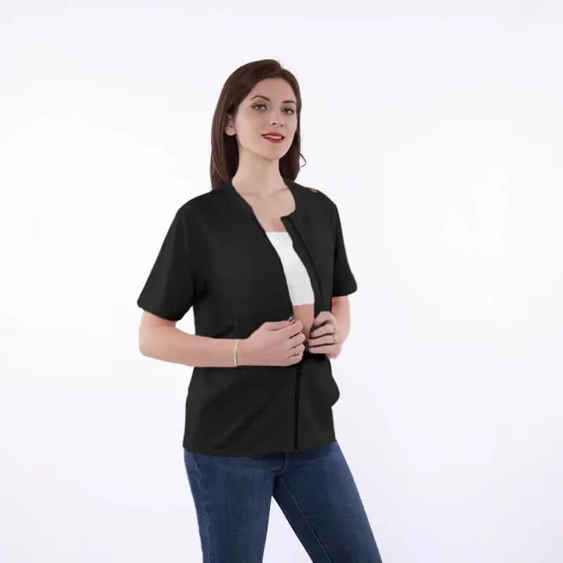 Shirt with Drainage Pockets for Mastectomy