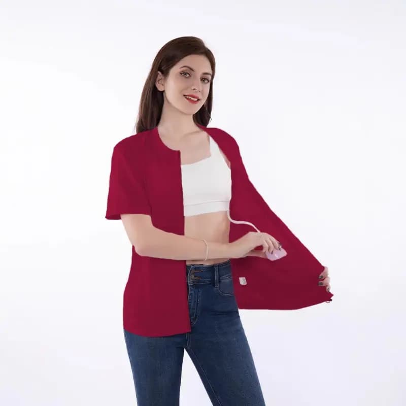 Shirt with Drainage Pockets for Mastectomy
