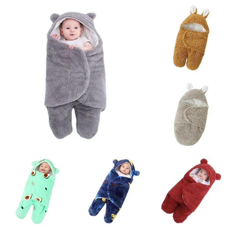Children's autumn and winter jumpsuit baby sleeping bag
