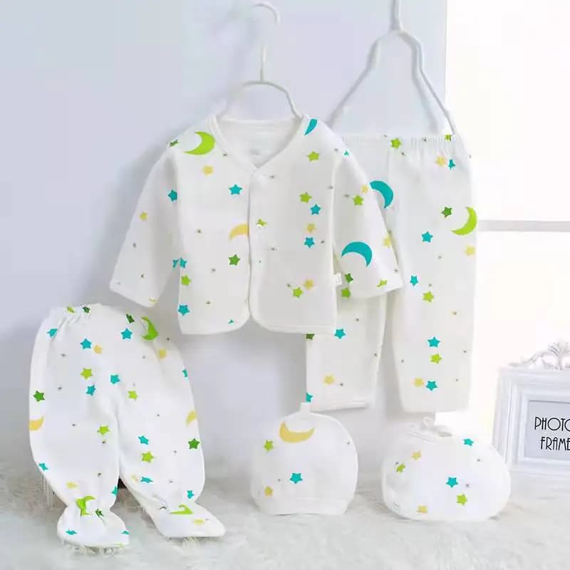 Newborn Five-Piece Set Baby Underwear 5-Piece Set Baby Clothing