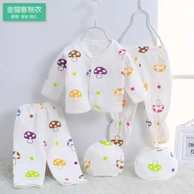 Newborn Five-Piece Set Baby Underwear 5-Piece Set Baby Clothing