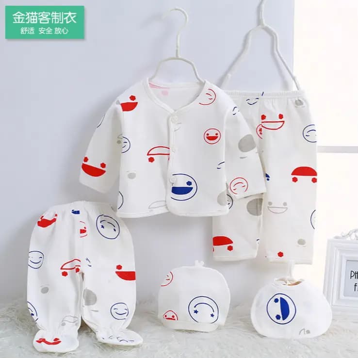 Newborn Five-Piece Set Baby Underwear 5-Piece Set Baby Clothing