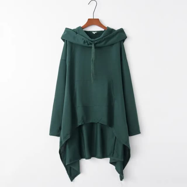 European and American solid color long hooded vests