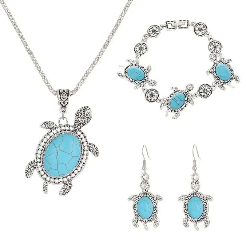 Fashionable Turquoise Turtle Set6
