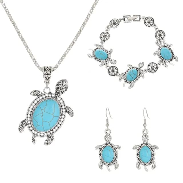 Fashionable Turquoise Turtle Set6