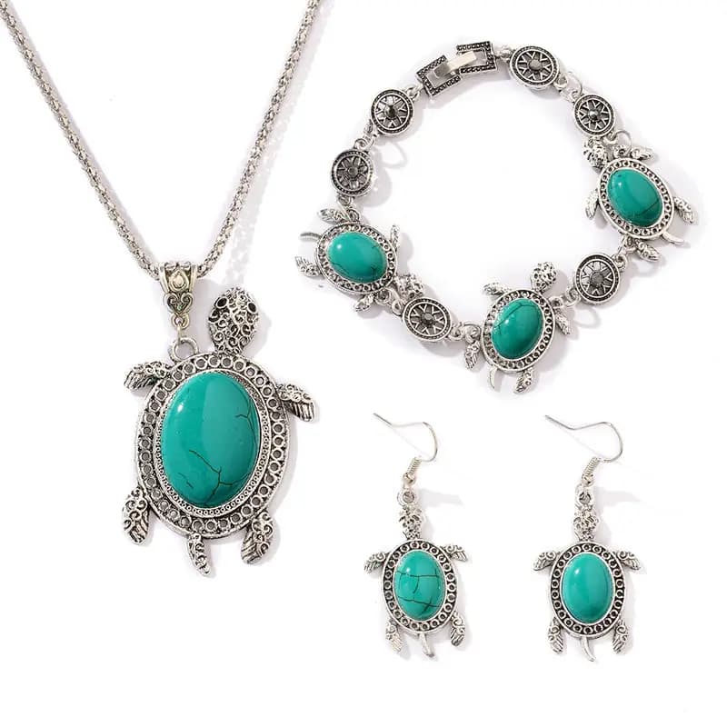 Fashionable Turquoise Turtle Set6