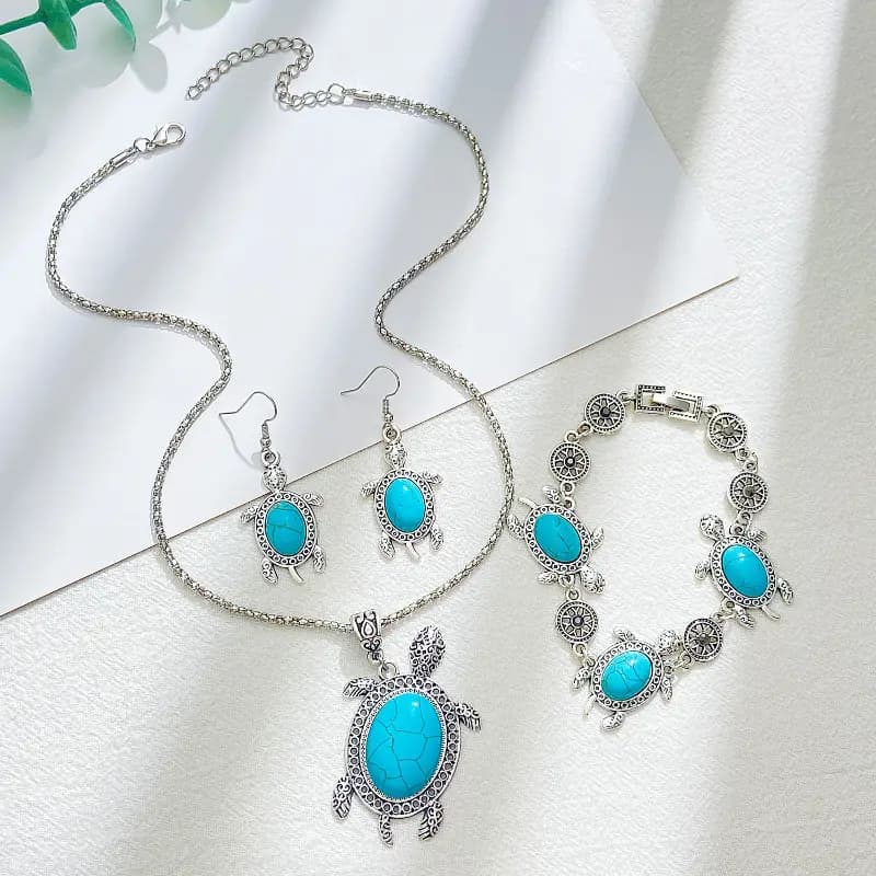 Fashionable Turquoise Turtle Set6