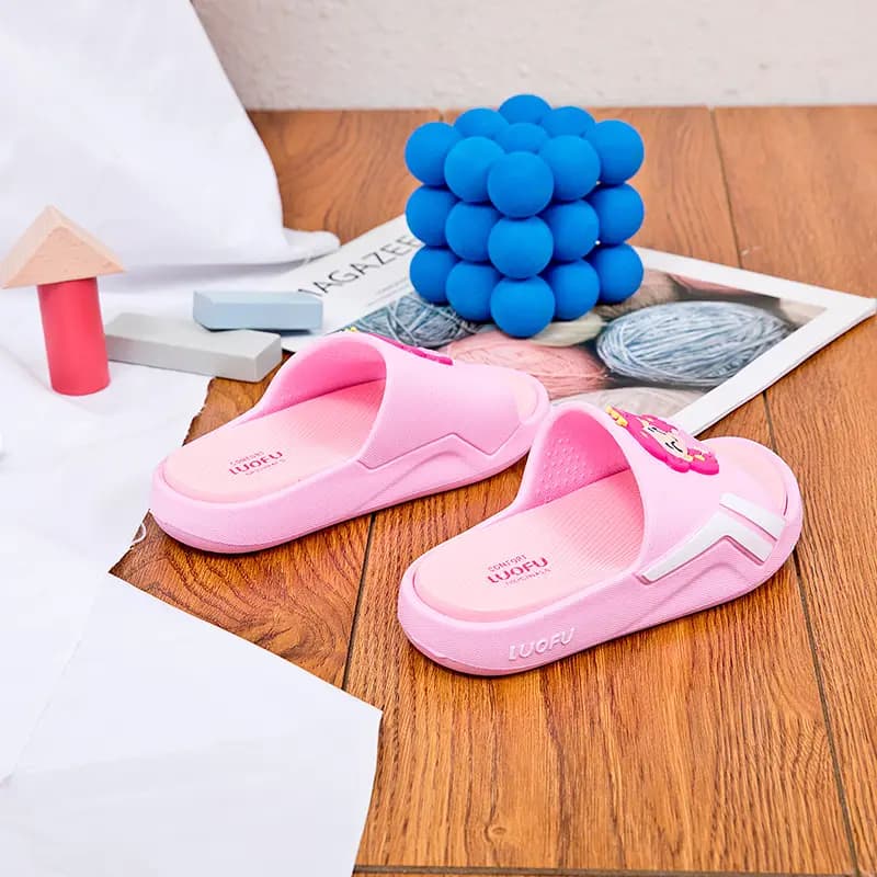 Cartoon Children's Cartoon Parent-Child Baby Summer Non-Slip Soft-Soled Bathroom Home Wear Student Dormitory Sandals