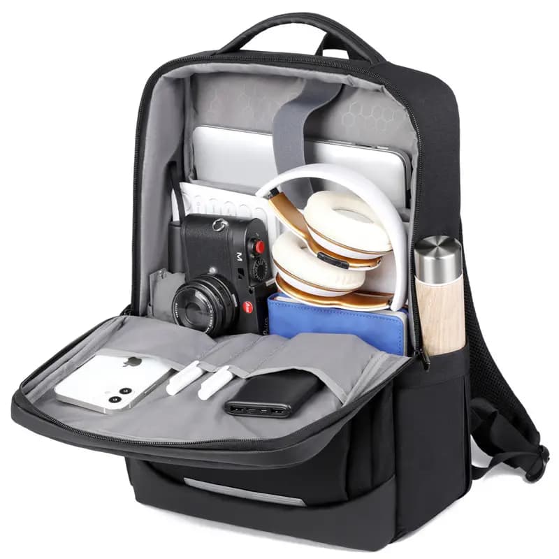 Cross-Border Business Backpack Men's Waterproof Computer Backpack High-End Student School Bag College Student Travel Backpack