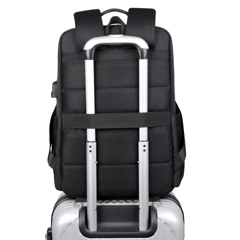 Cross-Border Business Backpack Men's Waterproof Computer Backpack High-End Student School Bag College Student Travel Backpack