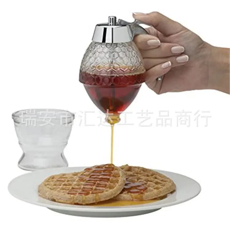 Honey dispenser syrup juice dispenser acrylic Honey syrup dispenser Honey jar