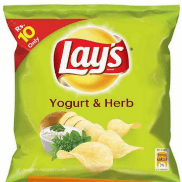 LAYS YOGURT & HERB 14GM Pack Of 10